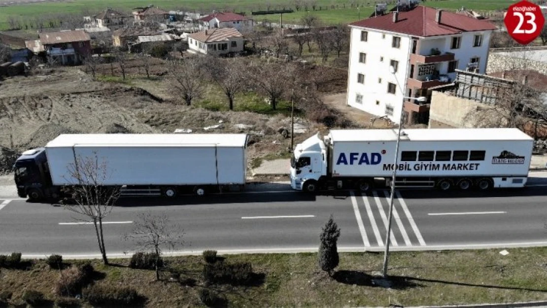 Tırlarla köylere ulaşılıyor, depremzedelerin yaraları sarılıyor