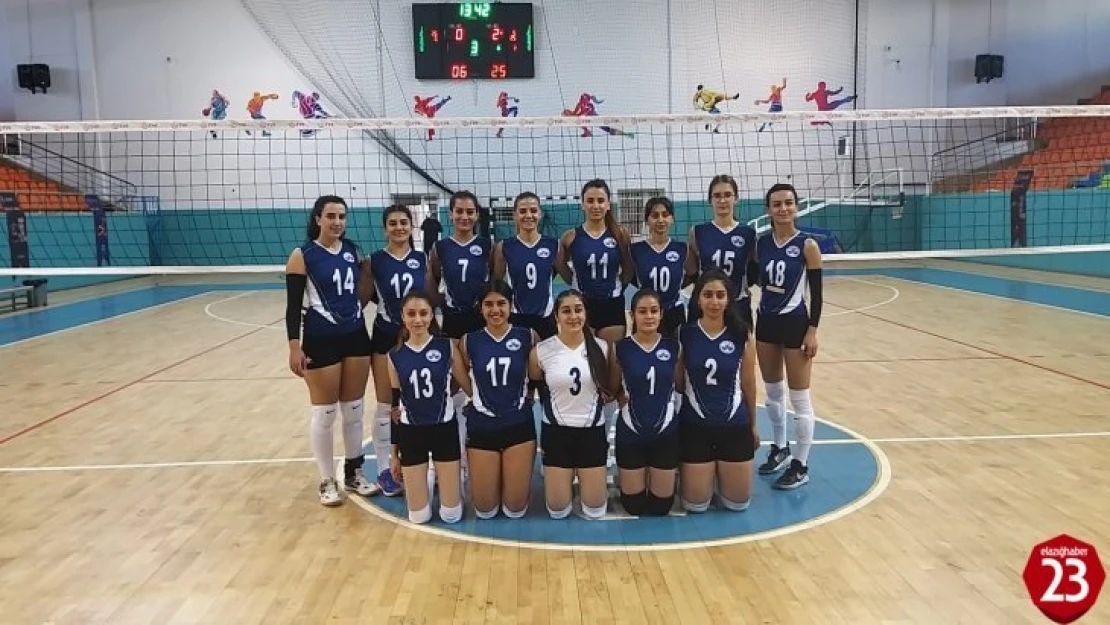 TVF 2. Lig: Elazığ Belediyesi EBUAŞ Elazığ Voleybol: 3 - Yeni Mardin: 0