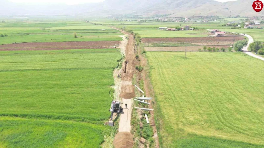 Uluova sulama inşaatında çalışmalar sürüyor