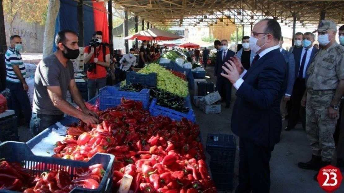 Vali Yırık denetimde uyardı, izole haldeyken dışarı çıkanlar yurda yerleştirilecek