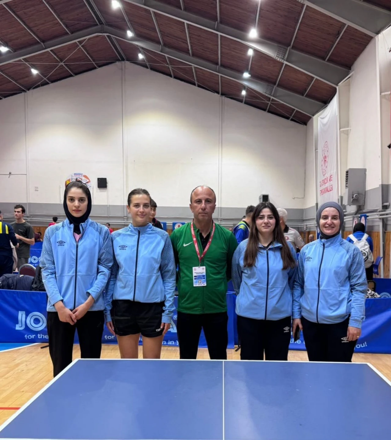 Elazığ Gençlik ve Spor Kulübü Masa Tenisi Kadın Takımı Süper Lig Yolunda Namağlup İlerliyor