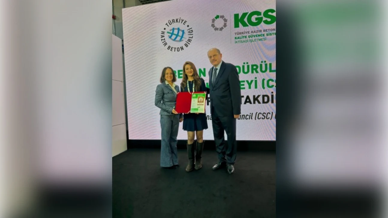 Doğu Anadolu'nun Çevreci Devi Seza Çimento, Sürdürülebilirlik Belgesi Aldı