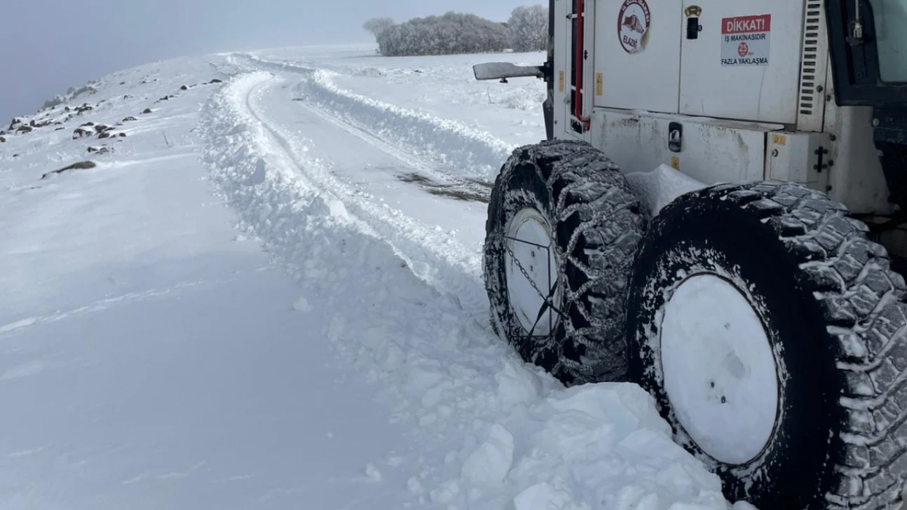 Elazığ'da 27 Köy Yolu Kar Nedeniyle Ulaşıma Kapandı