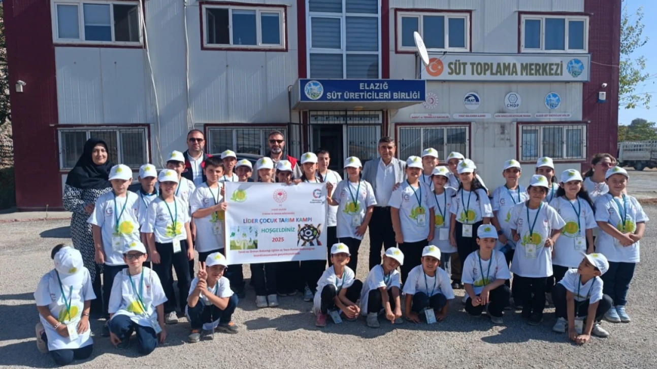 Elazığ'da 'Lider Çocuk Tarım Kampı' Tamamlandı: Minikler Tarımla Tanıştı
