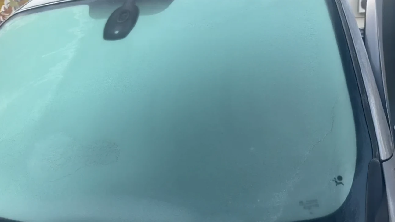 Elazığ'da Soğuk Hava Etkili Oldu: Sürücüler Buzla Mücadele Etti