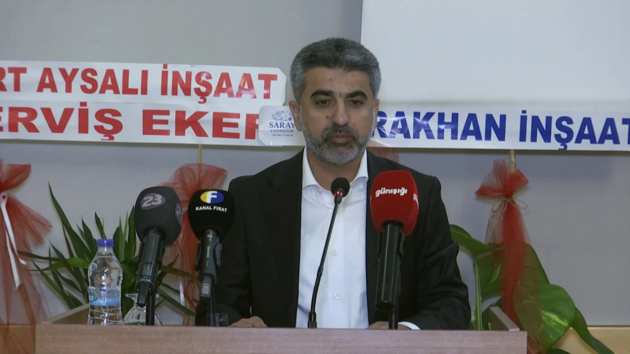 Elazığ'da Türk Yol-İş Sendikası 13. Olağan Genel Kurulu yapıldı.