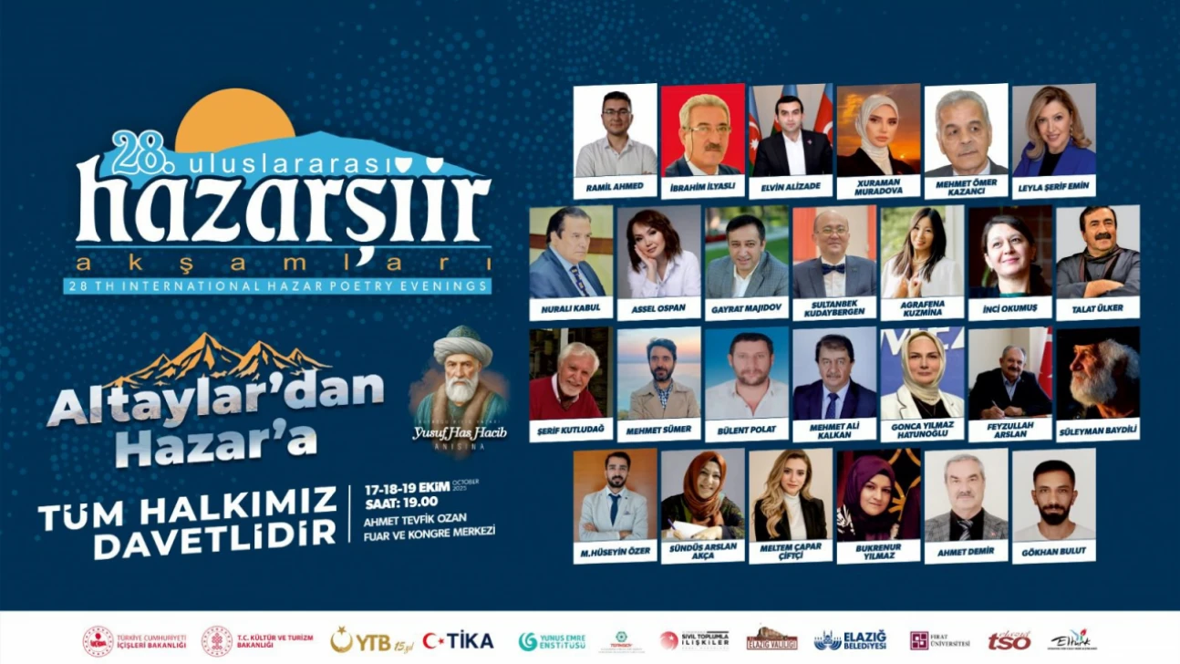 Türk Dünyası Elazığ'da Buluşacak