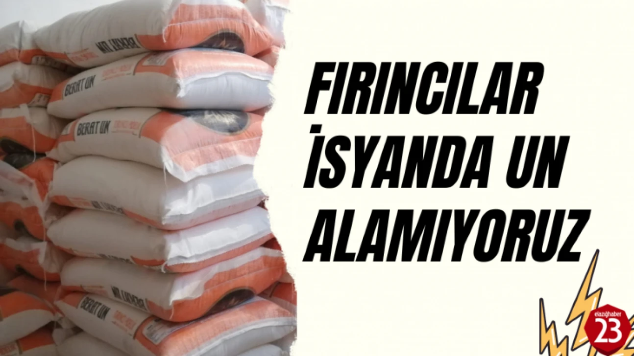 Elazığ'da Fırıncılar İsyanda, Stokçular Yüzünden Un Alamıyoruz