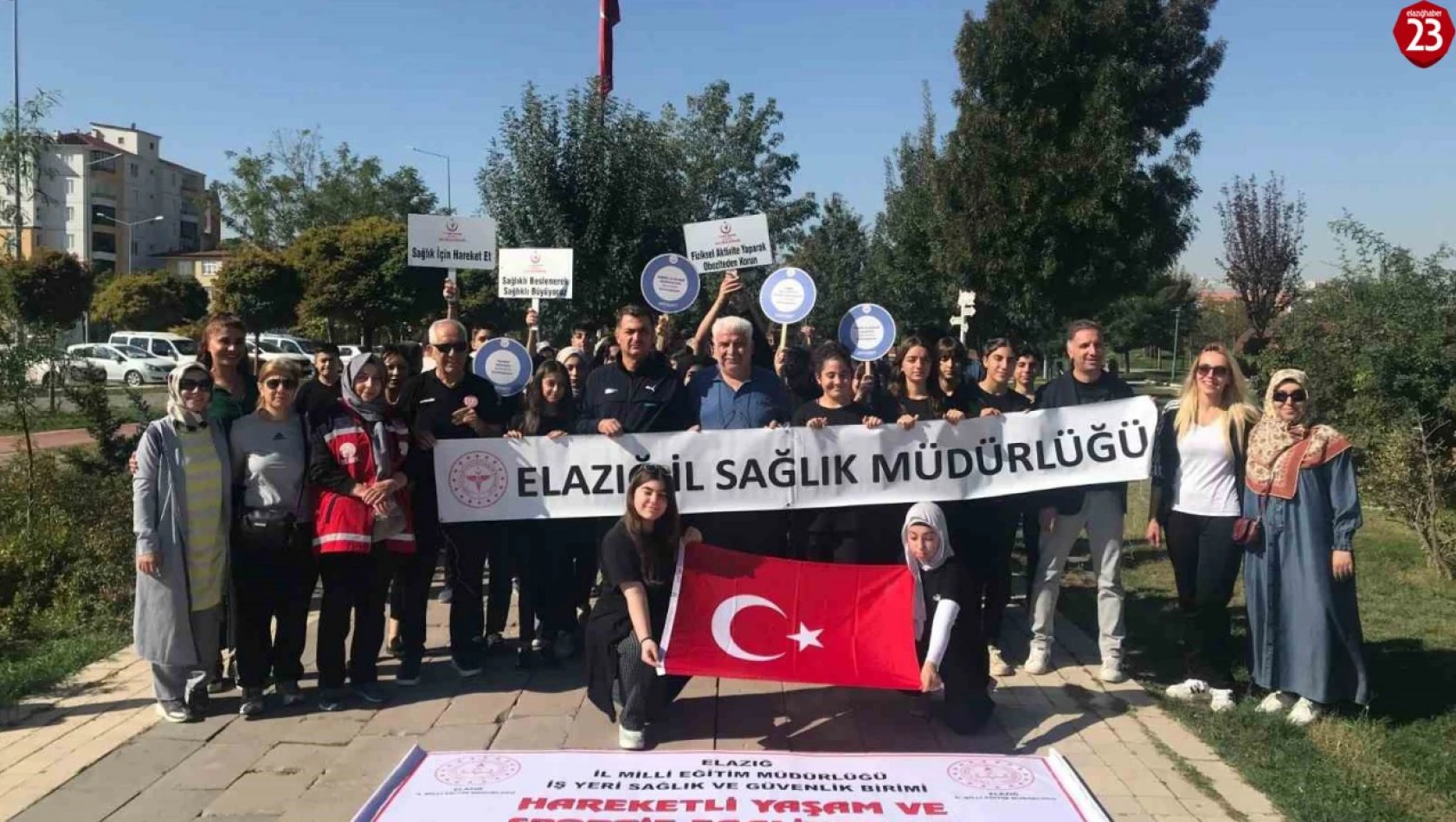 Elazığ'da Dünya Yürüyüş Günü etkinlikleri