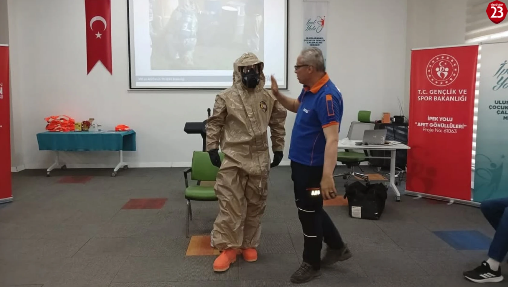 Elazığ'da Öğrencilere Afet ve Acil Durum Eğitimi