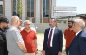 Başkan Şerifoğulları Sanayi Mahallesi'ndeki Asfalt ve Kavşak Çalışmalarını Yerinde İnceledi