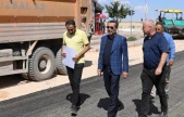 Başkan Şerifoğulları, Yol Yenileme Çalışmalarını Yerinde İnceledi