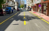 Elazığ'da Asfaltı Tamamlanan Yollarda Yol Çizgi Çalışmaları Başladı