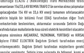 Elazığ'da elektrik kesintisi yaşanacak