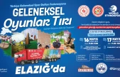 Geleneksel Oyunlar Tırı 16-17 Mayıs'ta Elazığ'da Çocuklarla Buluşuyor
