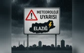 Meteoroloji'den Elazığ'a Kuvvetli Yağış Uyarısı! Sel ve Fırtına Riskine Dikkat