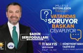 'Vatandaş Soruyor, Başkan Cevaplıyor' Programı Güneykent Taziye Evi'nde Gerçekleşecek