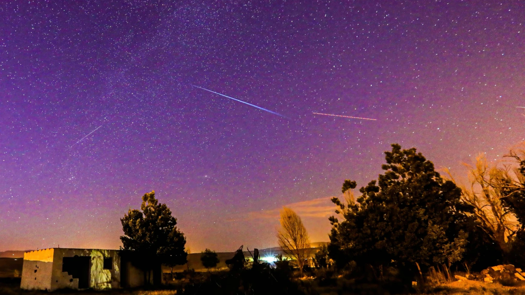 Van'da, Perseid Meteor Yağmuru