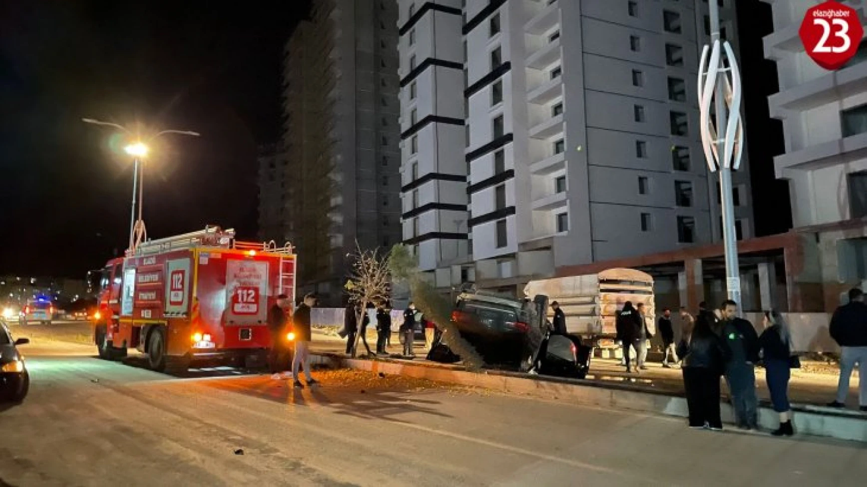 Elazığ'da Otomobil Takla Attı, Sürücüsü Yaralandı