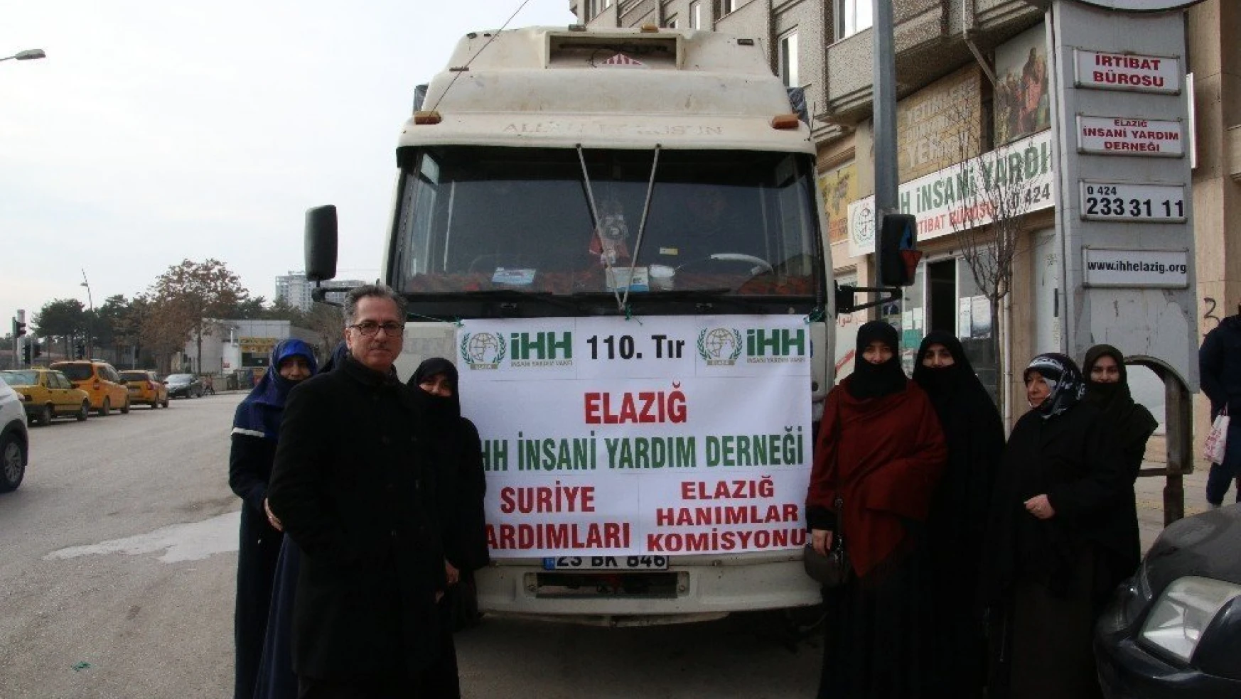Elazığ'dan Suriye'ye 110'uncu Yardım tırı Yola Çıktı
