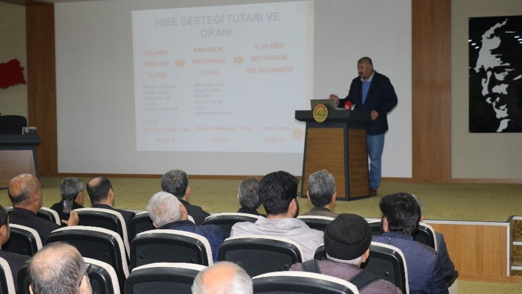 Elazığ'da sulama sistemleri hibe desteğine 114 başvuru
