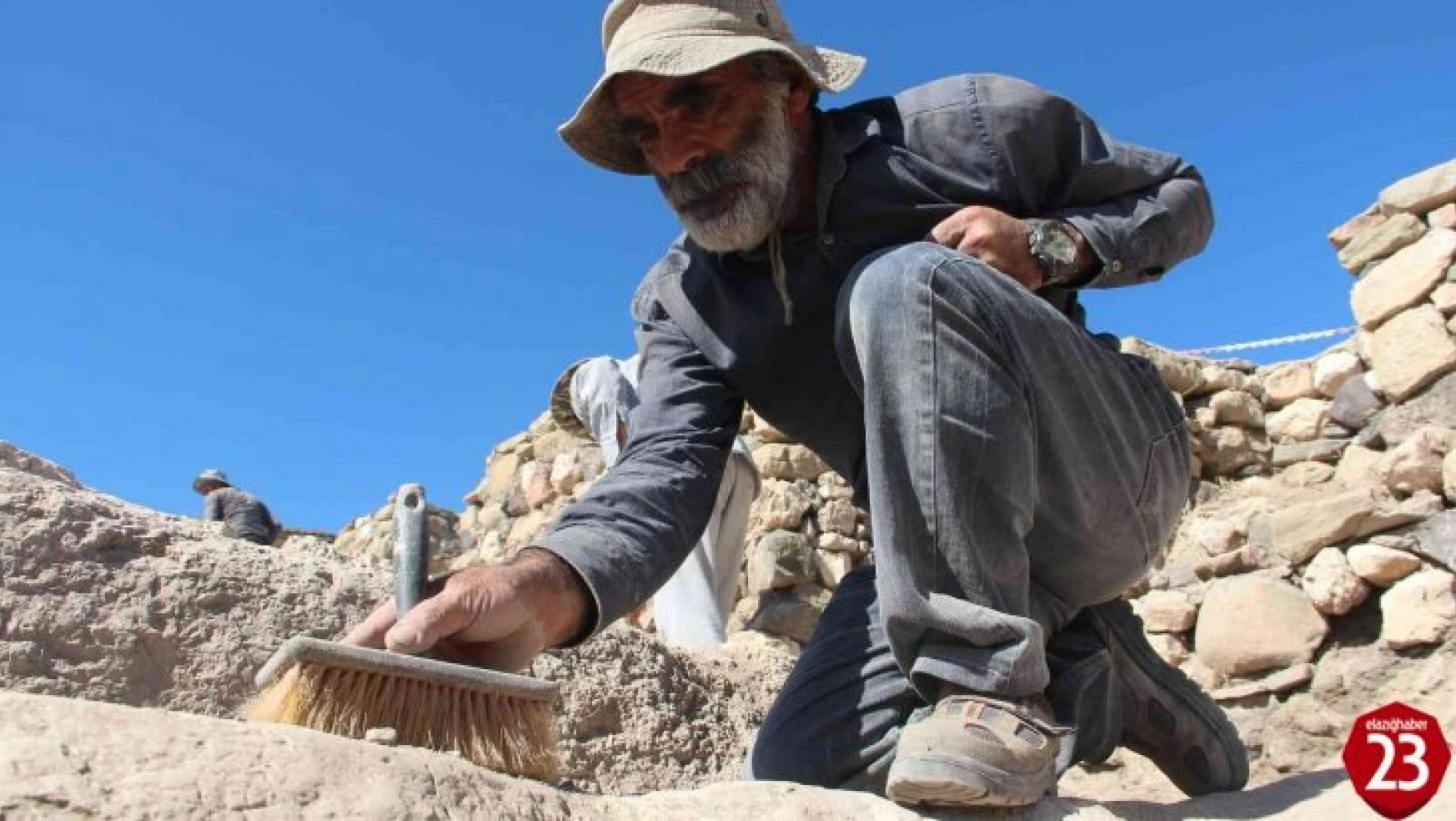 5 bin yıllık Harput Kalesi'nde çalışmalar tüm hızıyla sürüyor