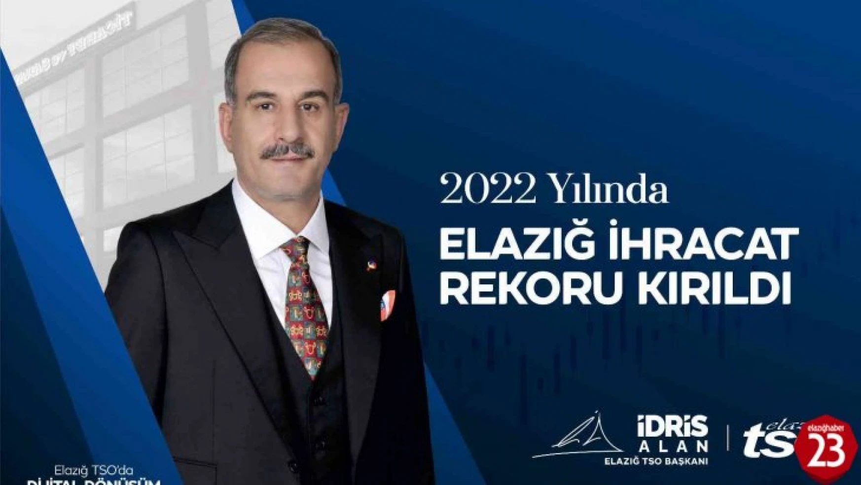 Başkan Alan, 'Elazığ, Cumhuriyetimizin 100. yılında, 2022 yılında kırdığı ihracat rekorunu geliştirecektir'