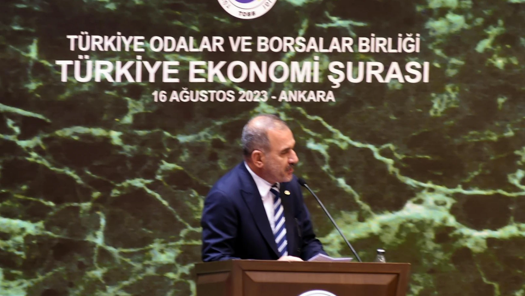 Başkan Alan Ekonomi Şurası'nda Elazığ ve Deprem Bölgesi'nin İş Dünyası Adına Seslendi