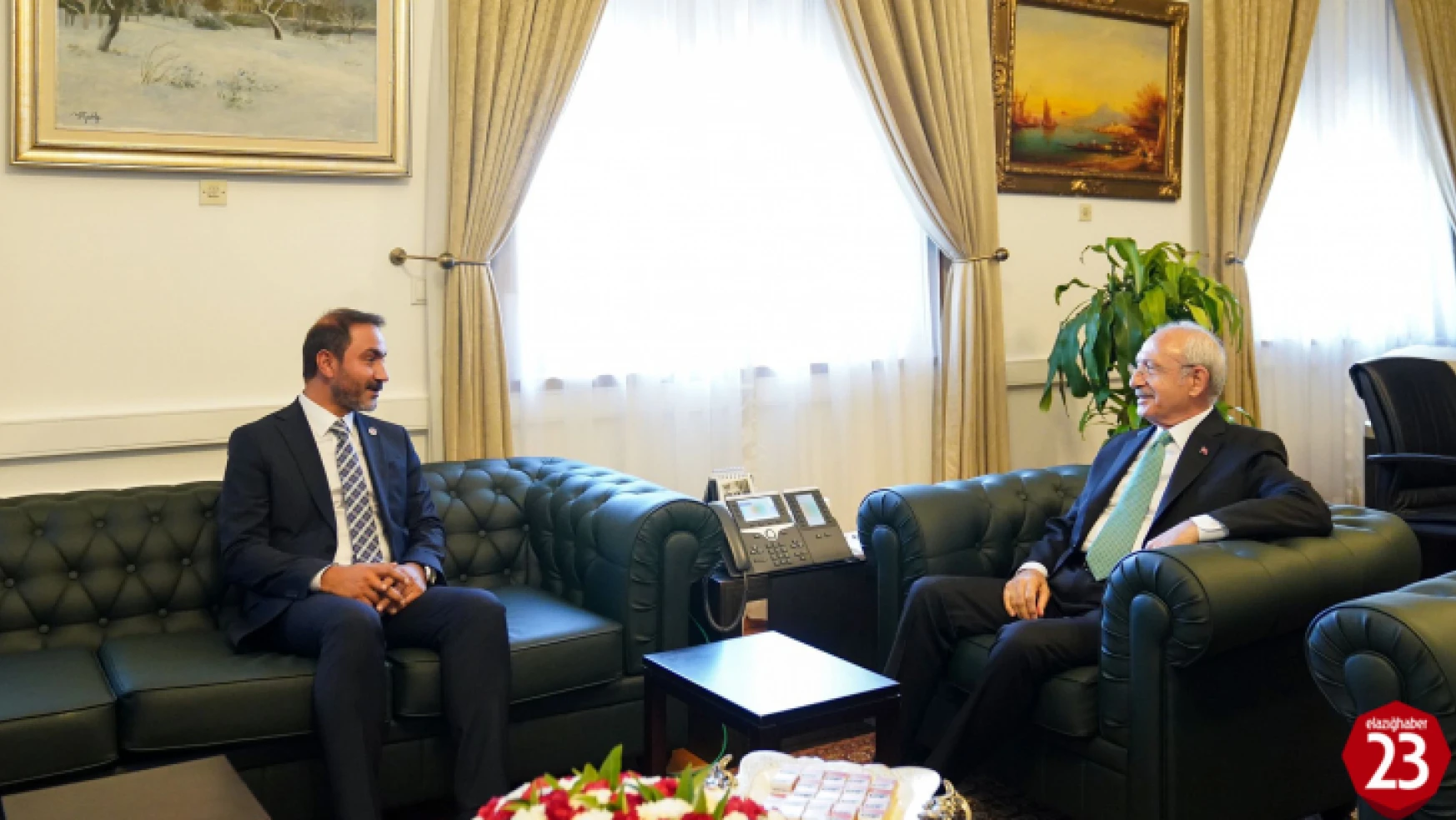 Başkan Duran, Genel Başkan Kemal Kılıçdaroğlu ile Görüştü