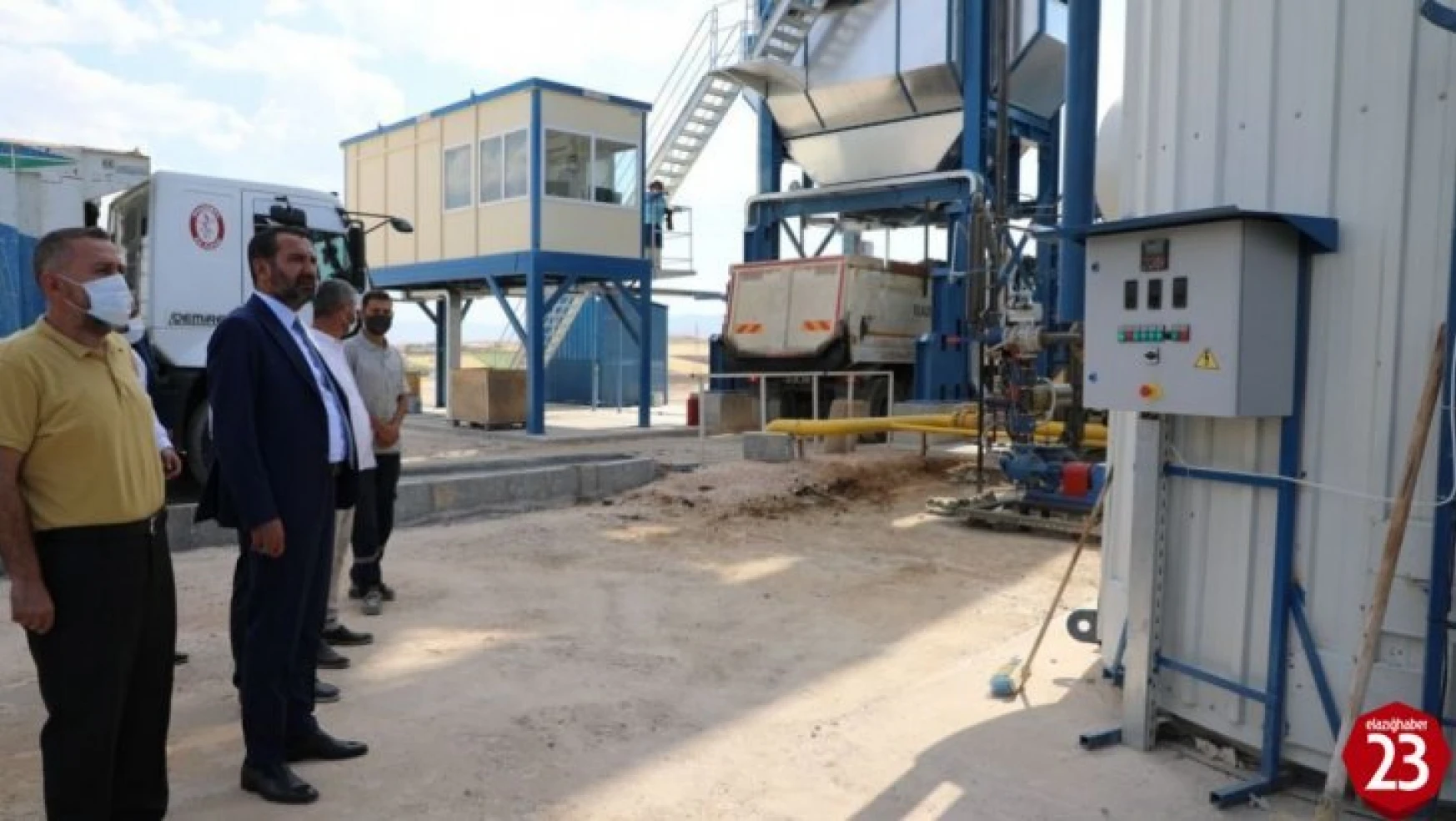 Elazığ'da Belediyenin Asfalt Üretim Kapasitesi Üç Katına Çıktı