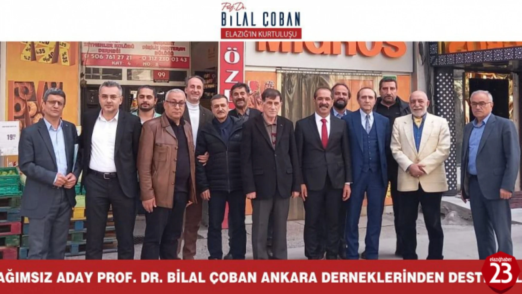 Başkent'ten Prof. Dr. Bilal Çoban'a Bağımsızlık Desteği