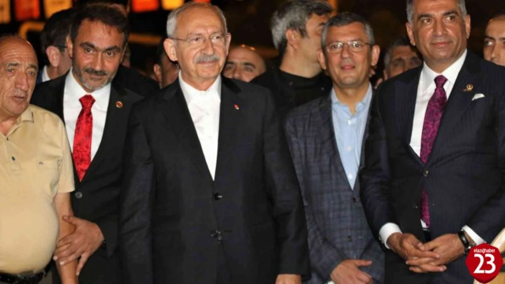 CHP Genel Başkanı Kemal Kılıçdaroğlu Elazığ'da