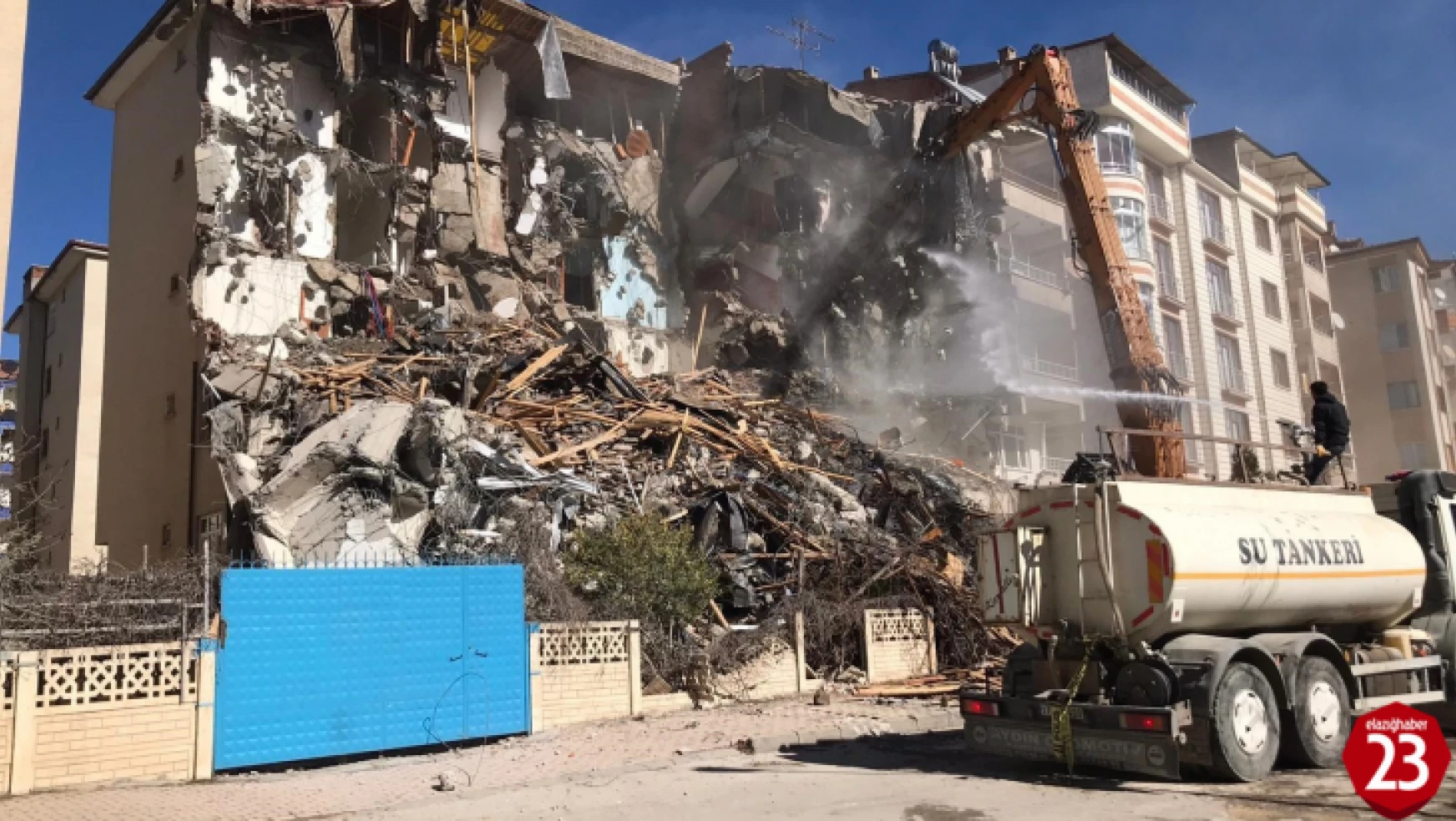 Depremden Etkilenen Elazığ'da Hasar Tespit Çalışması Sürüyor