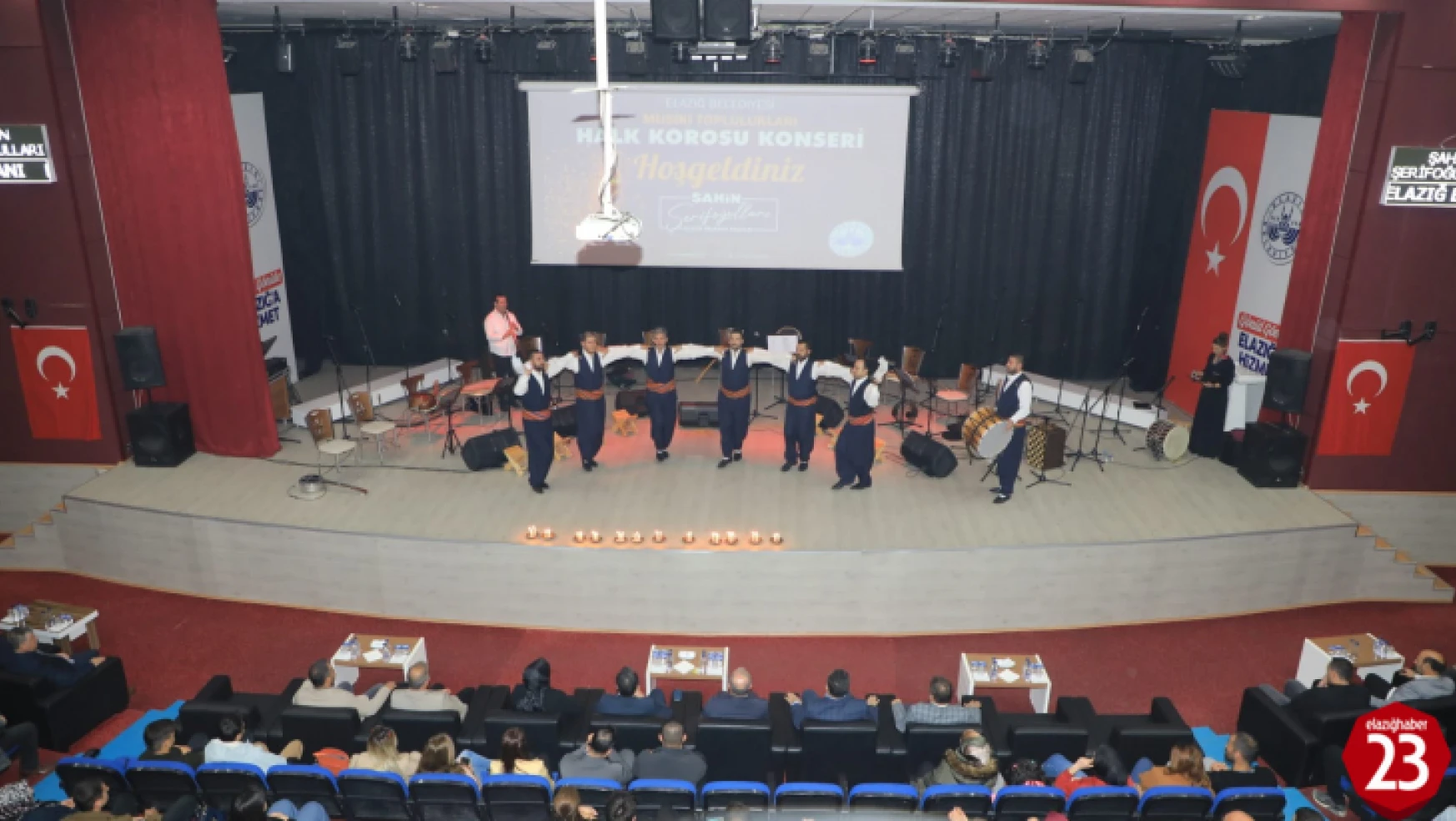 Elazığ Belediyesi Halk Korosu, İlk Konserini Yoğun Katılımla Gerçekleştirildi