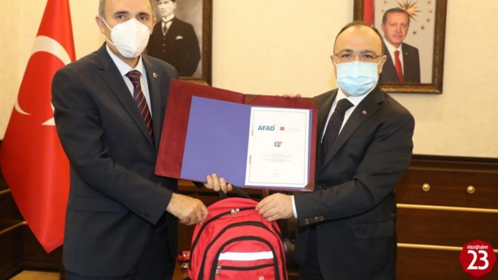Elazığ'da  Afet Eğitim Yılı İşbirliği Protokolü imzalandı