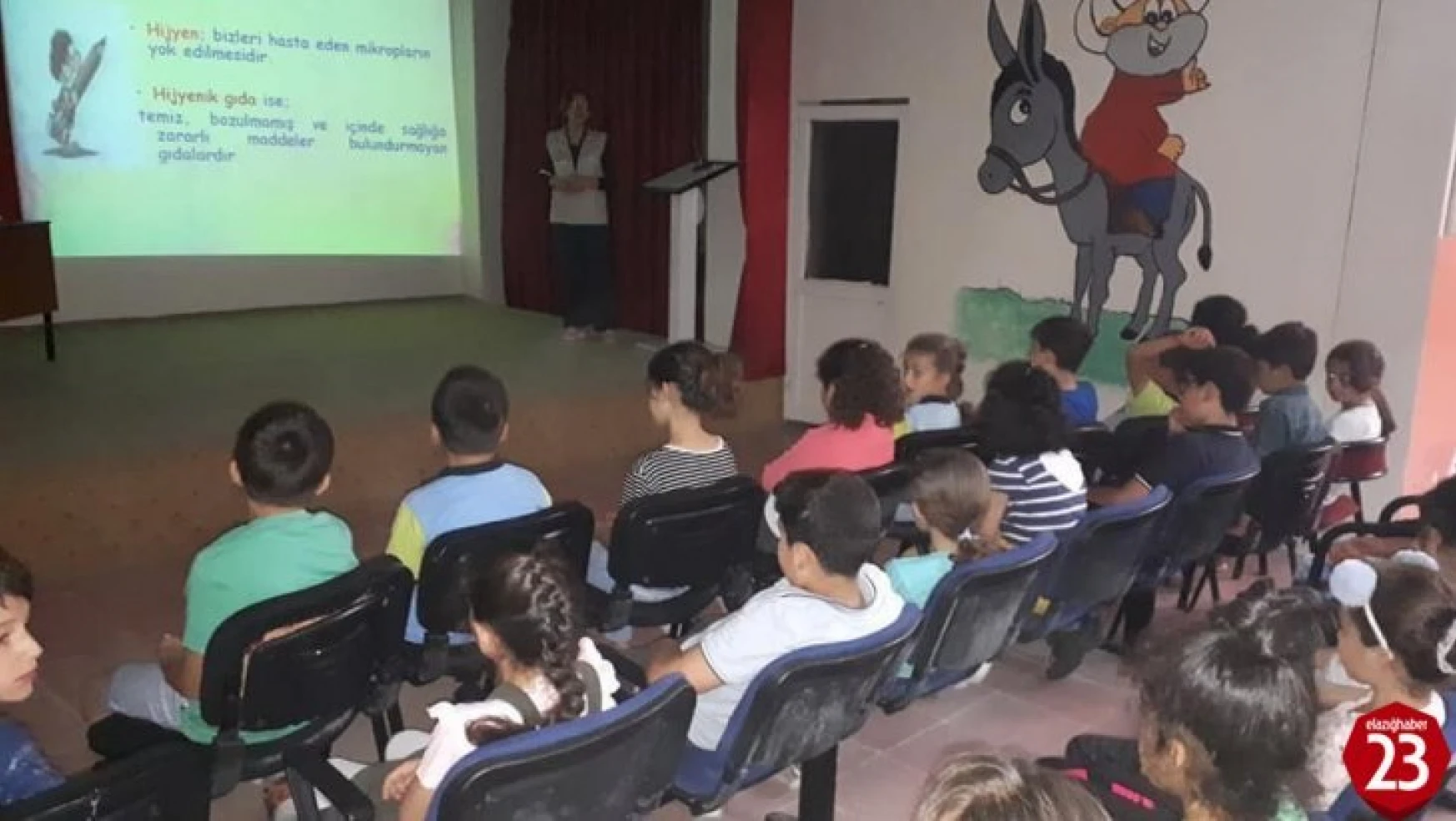 Elazığ'da 'okullarda gıda güvenilirliği ve israfı ile gıdanı koru' eğitimi