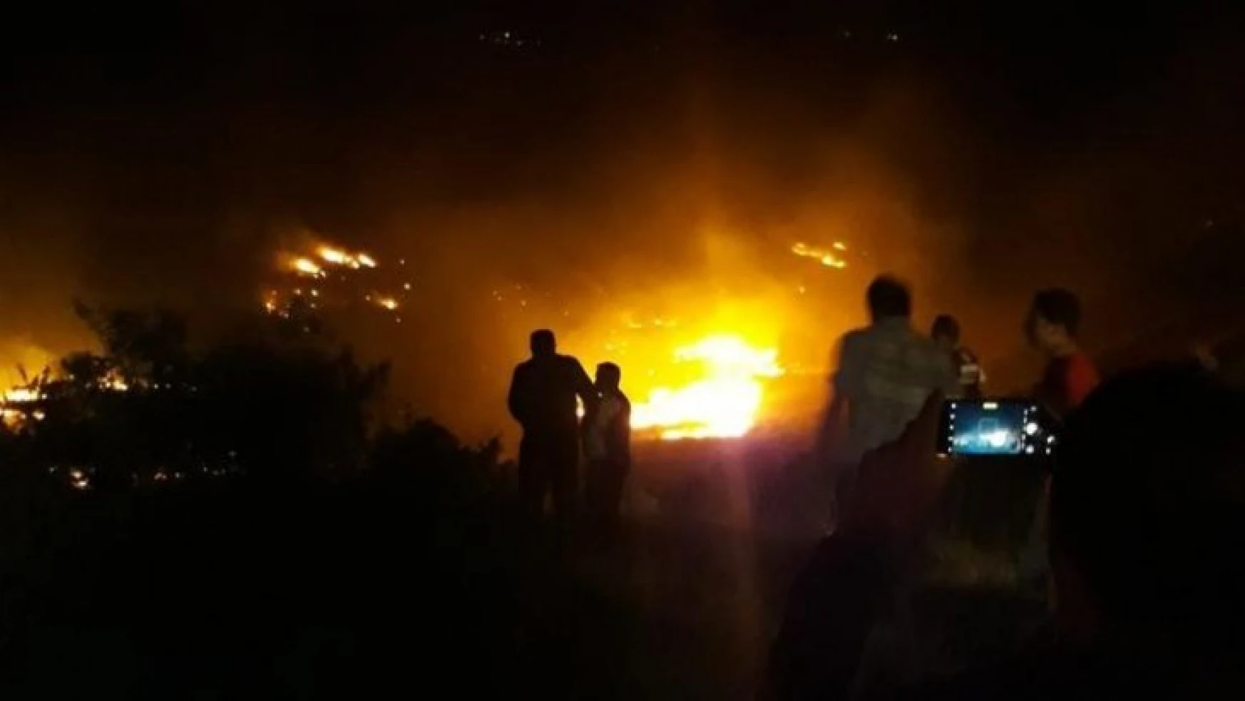 Keban'da  Orman Yangını
