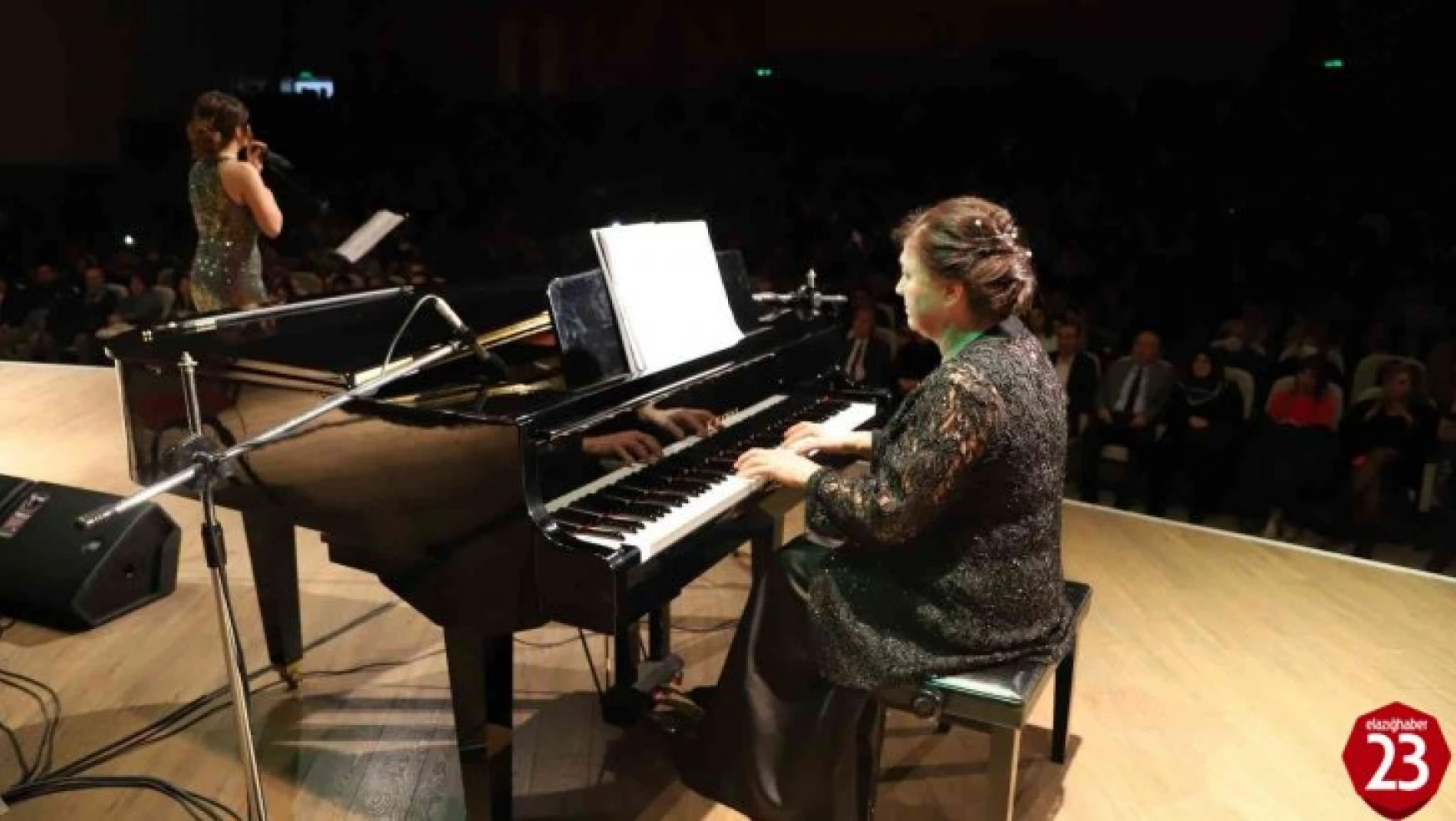Elazığ'da 'Piyano eşliğinde eserler' konseri düzenlendi