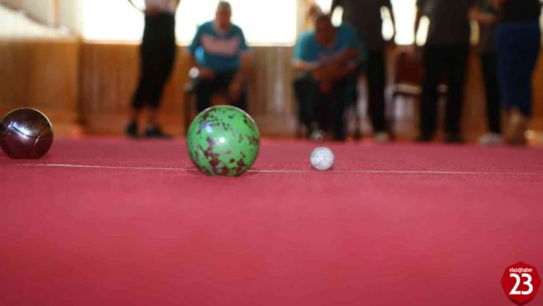 Elazığ'da Yetişkin Gençler Bocce Turnuvası Bölge Müsabakaları Sürüyor