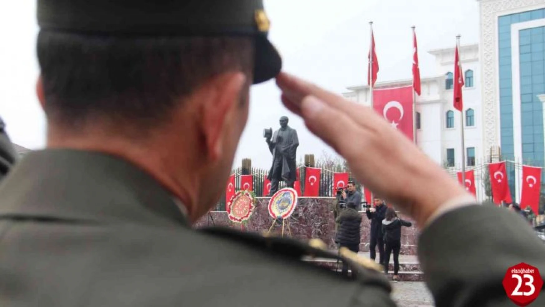 Elazığ'da 10 Kasım Atatürk'ü Anma Günü Töreni Düzenlendi