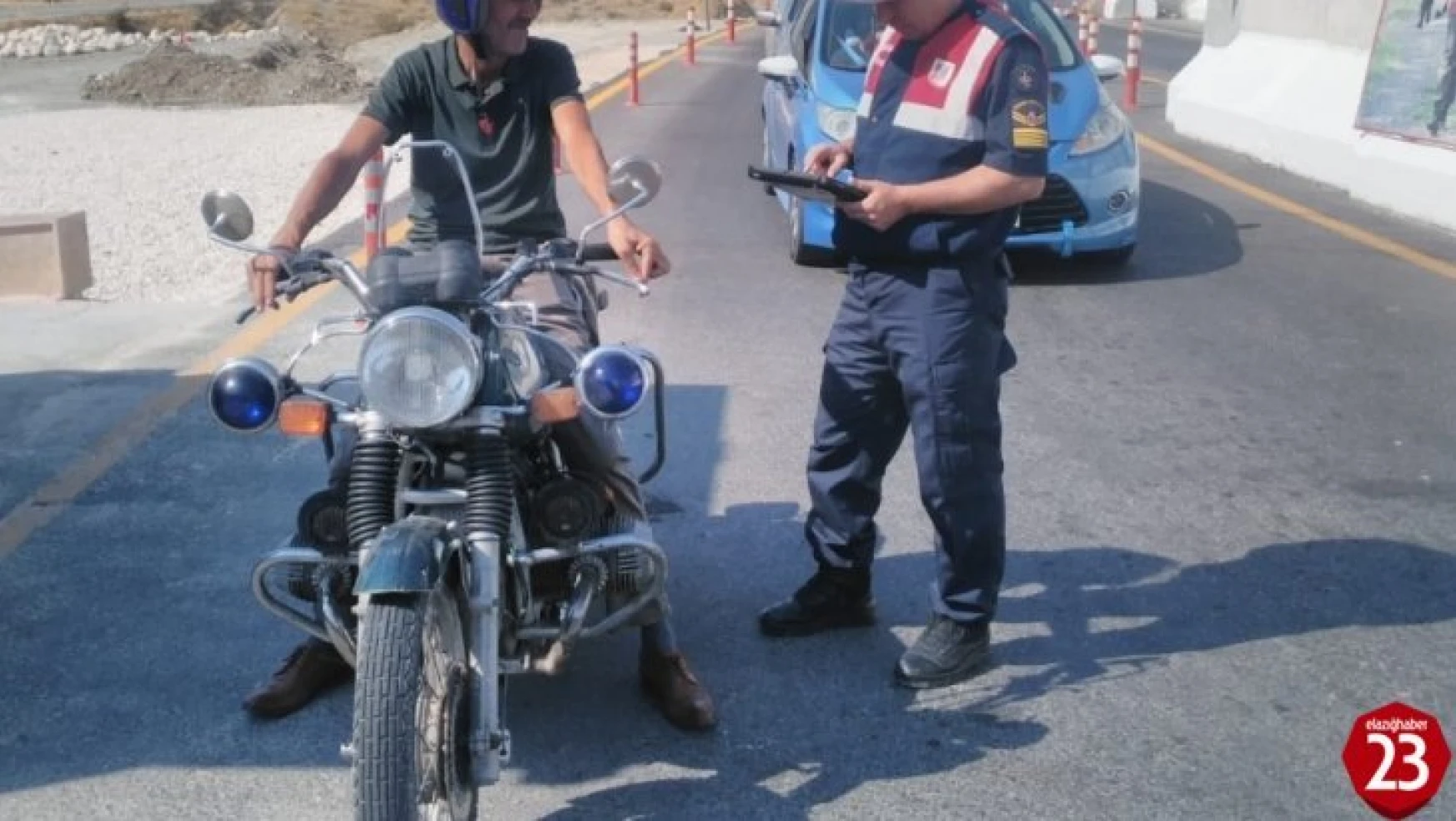 Elazığ'da 117 Motosiklet Denetlendi, 11'ine İşlem Yapıldı