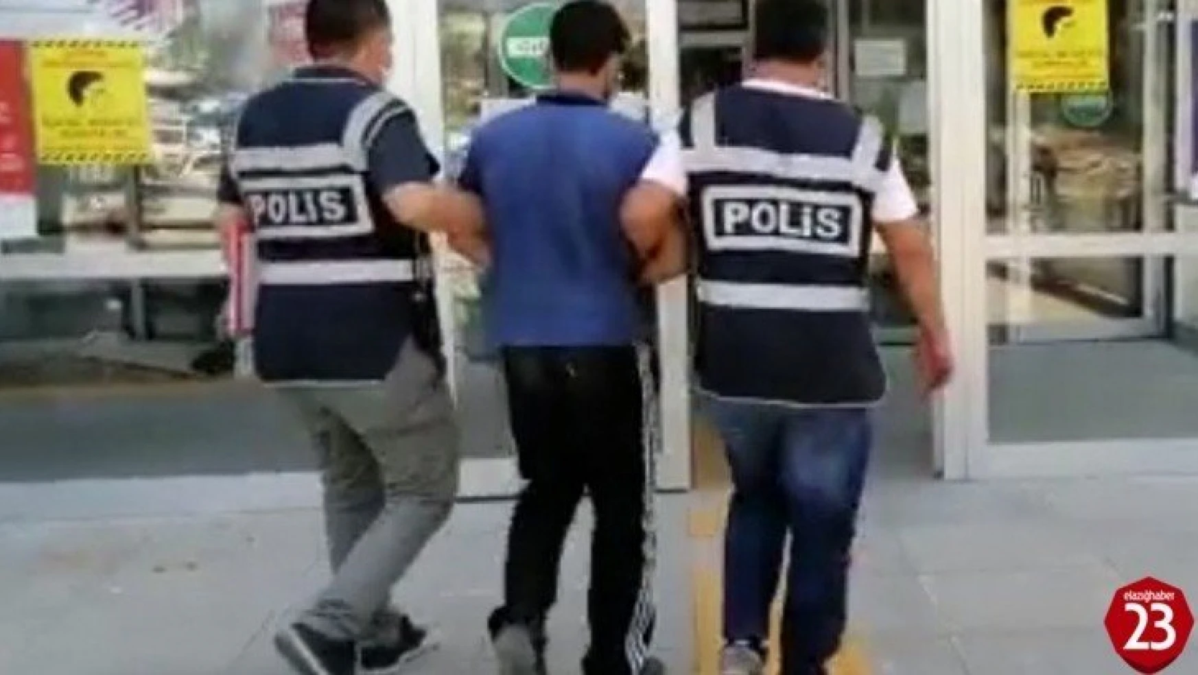Elazığ'da 17 suç kaydı olan hırsızlık şüphelisi yakalandı