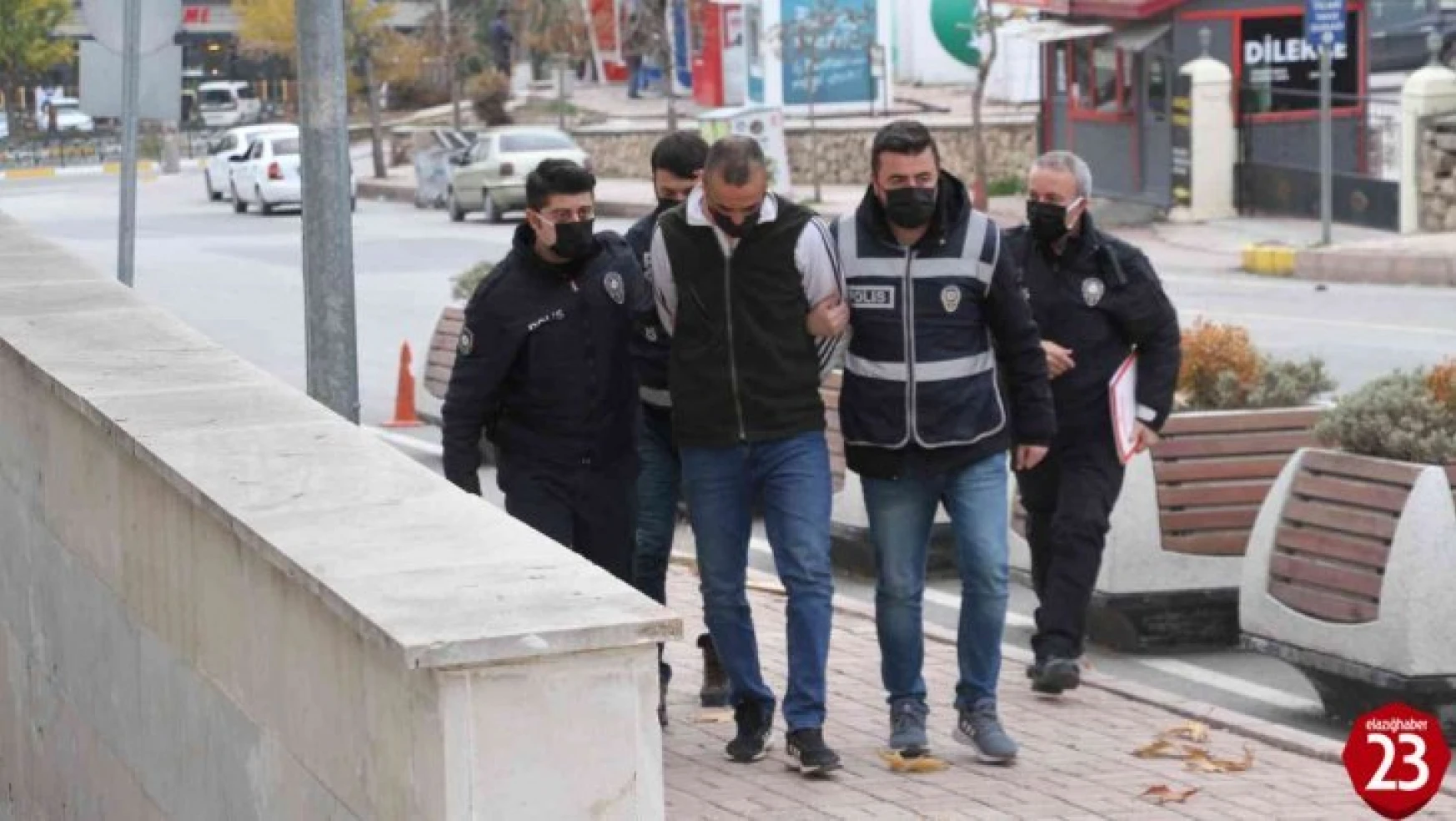 Elazığ'da 19 suç kaydı bulunan şüpheli yakalandı