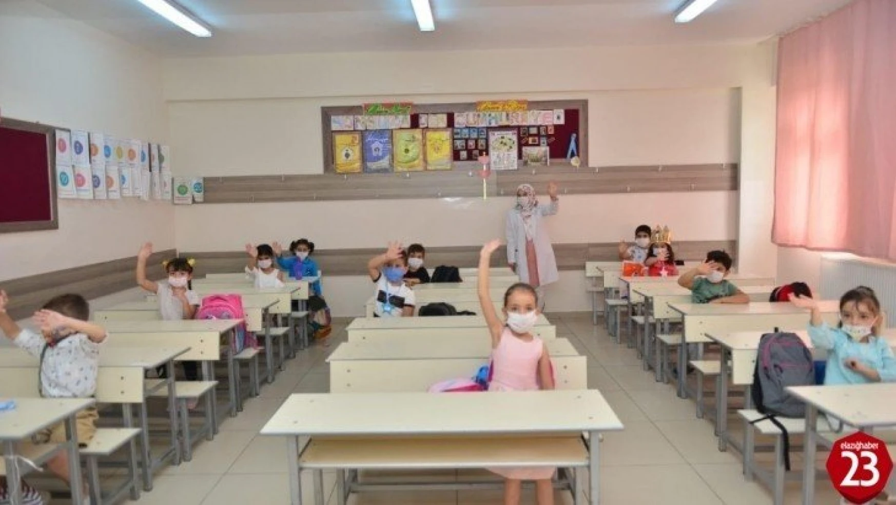 Elazığ'da 272 okulda 13 bin 765 öğrenci yüz yüze eğitime başladı