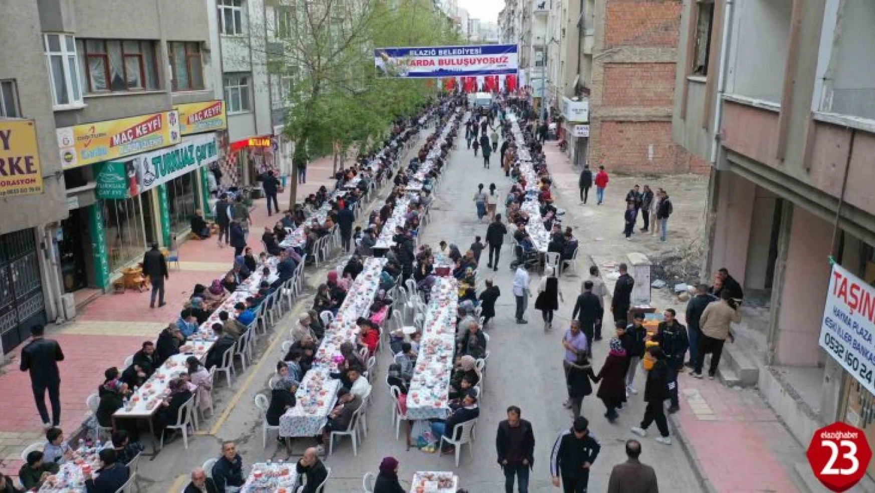 Elazığ'da 5 bin vatandaşın katılımıyla iftar programı düzenlendi