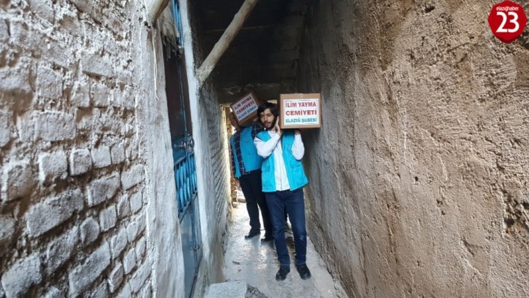 Elazığ'da 500 aileye gıda desteği