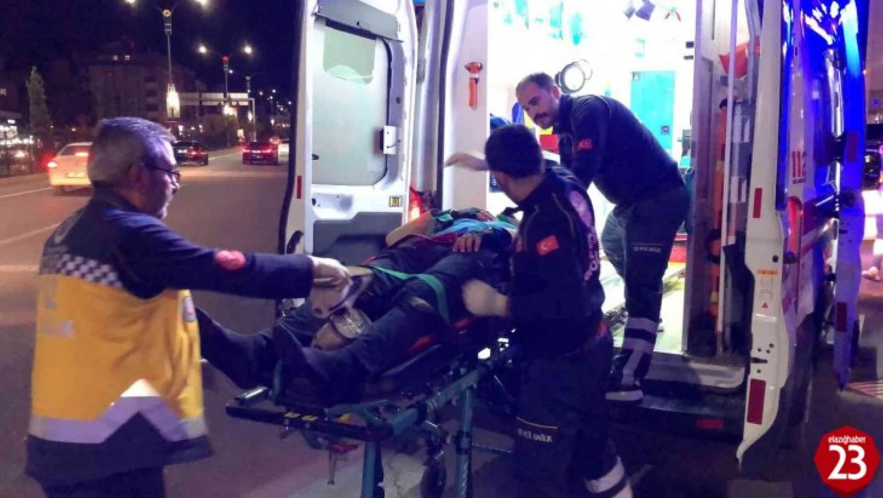 Elazığ'da Aracın Çarptığı Bisikletli Yaralandı