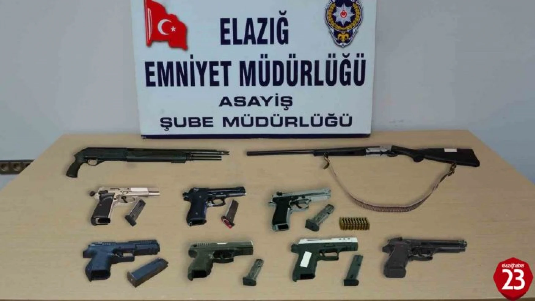 Elazığ'da asayiş ve şok uygulaması: 24 şüpheli tutuklandı
