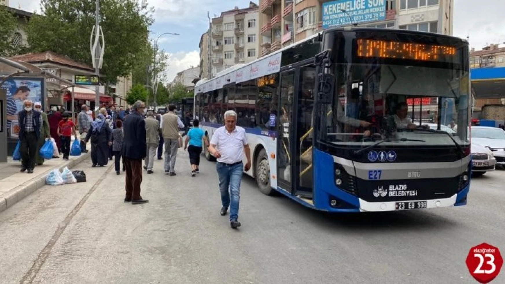 Elazığ'da Belediye Otobüsleri Bayramda Ücretsiz