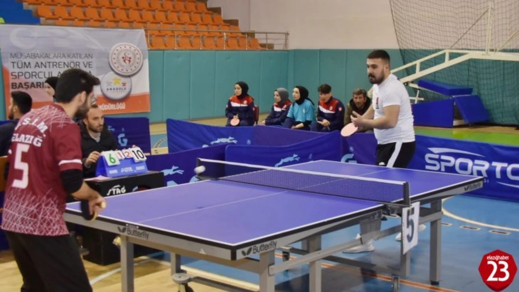 Elazığ'da Bölgesel Masa Tenisi Turnuvası sona erdi
